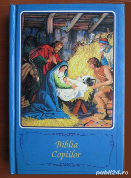 Biblia copiilor , multe ilustratii hartie cretata , 1993