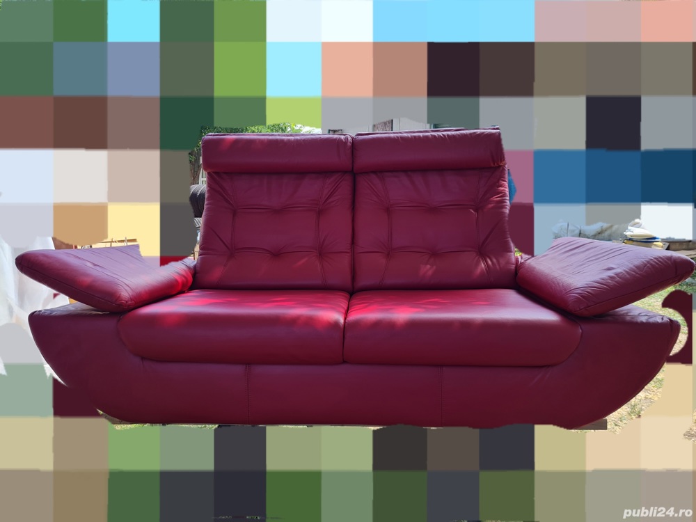 Canapele din piele naturala 