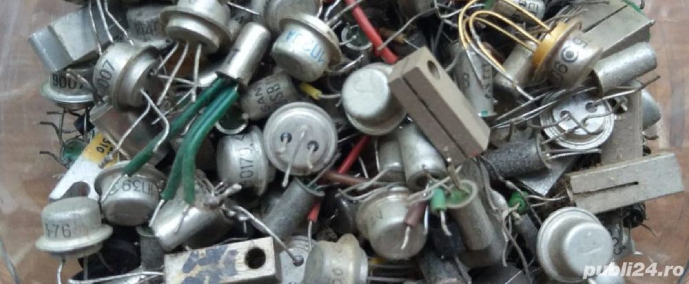 Componente vechi aparatura electronica de colectie, piese radiouri,casetofoane,magnetofoane pick-up