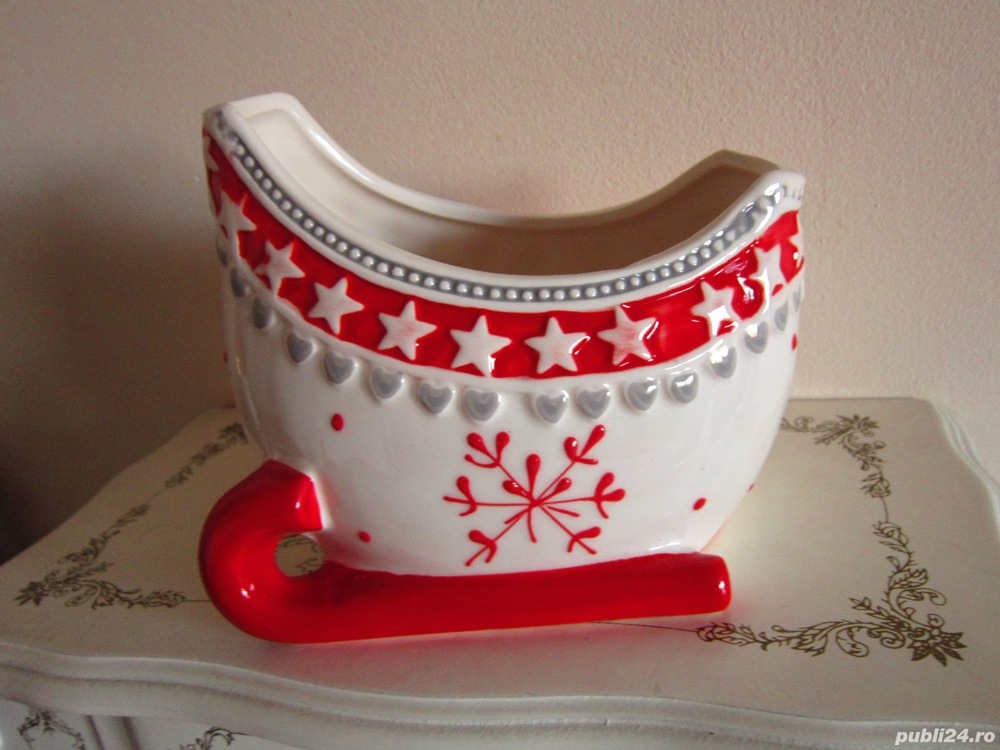 cadou rar Sanie Craciun recipient festiv Sabrina Collection 2011 Italy