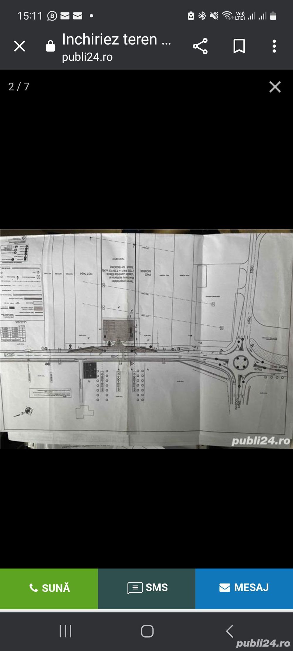 Vand sau Schimb teren intravilan,  pe șoseaua de centura , deschidere la DN2B, zona Armonia.