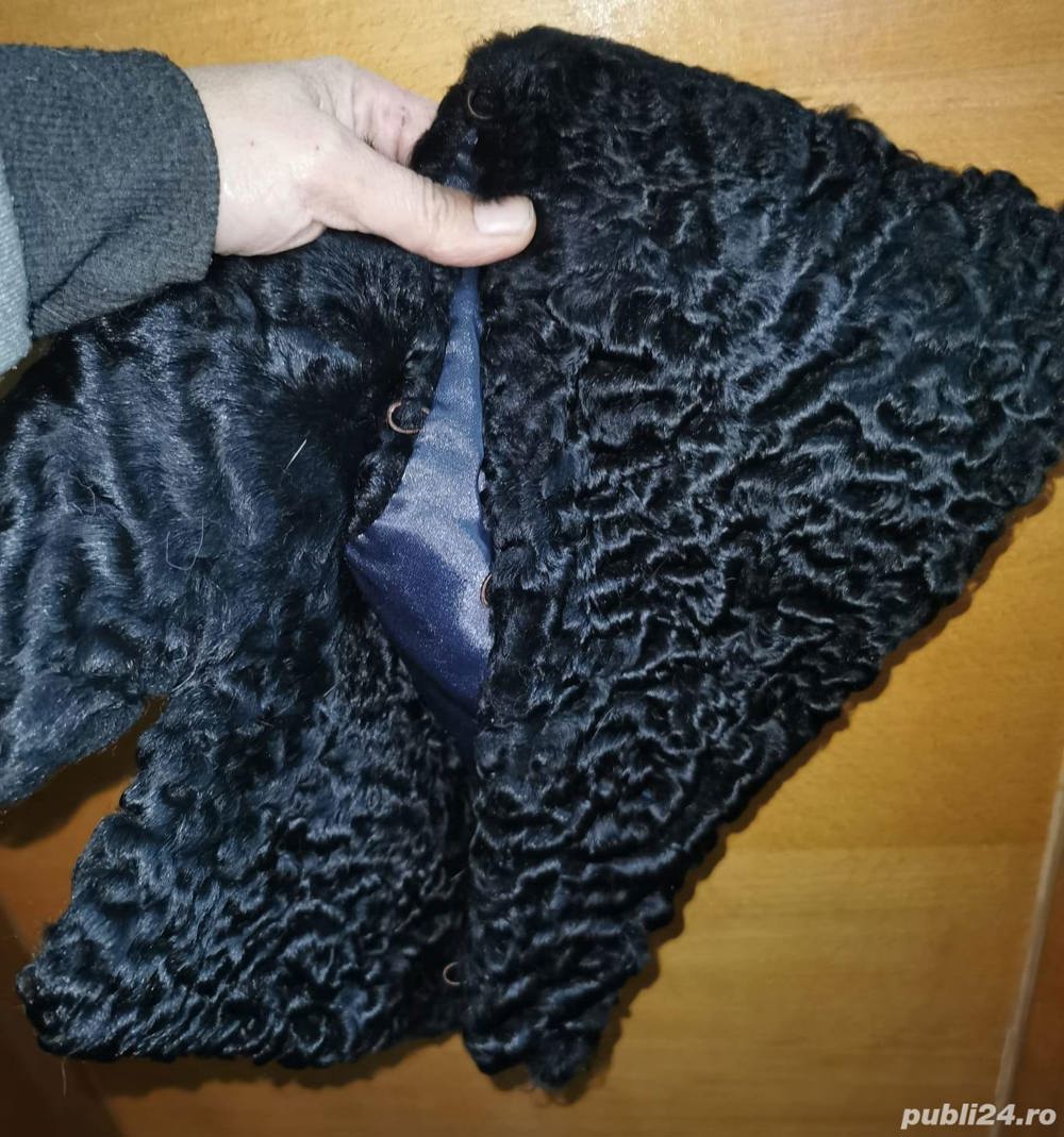 Guler blană naturală Vintage (Epoca de aur), stare bună Guler blană naturală Vintage (Epoca de aur), stare bună