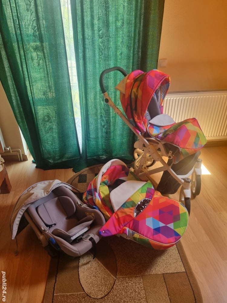 Carucior 3 in 1 Bexa Cube rainbow