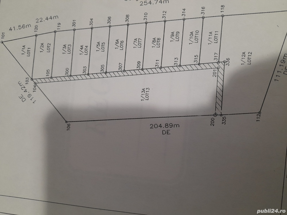 Vând loturi de 1000m2 pentru construcții 