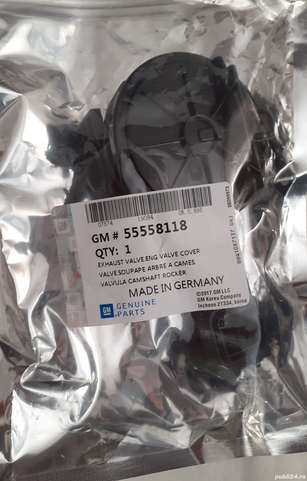 Capac culbutori pcv Opel astra xep xer SUPAPA PCV NOUA 