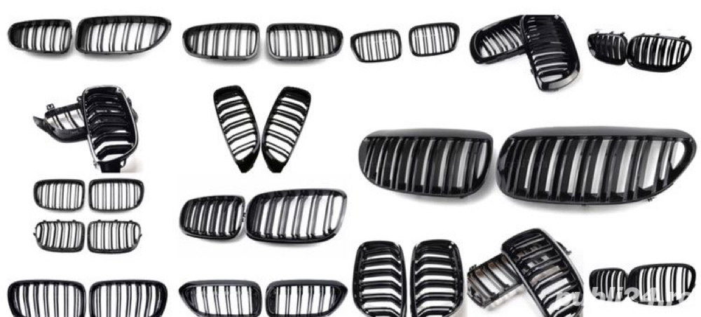 Grile Nari duble M sport negru lucios BMW mai multe modele