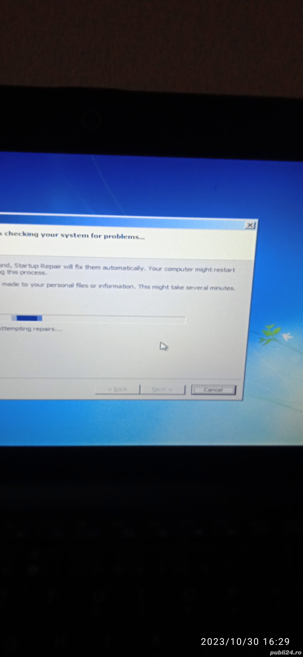 Laptop Asus defect 