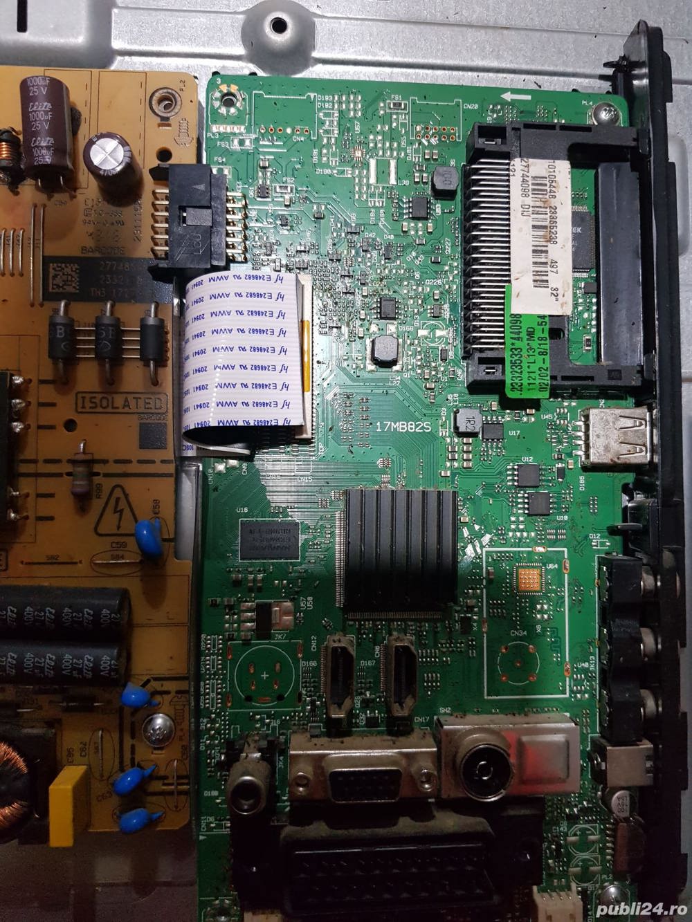 placa de baza 17mb82s de pe tv Hitachi 32hbc01