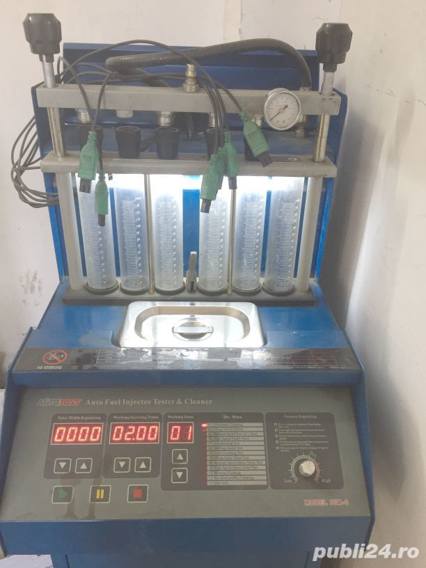 Curatat injectoare cu ultrasunete pentru auto pe benzina