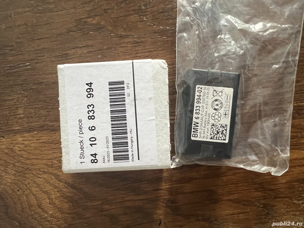 Baterie  6833994-02 Battery 550760-10 For BMW Car ATM2 System SOS