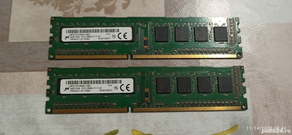 Memorie ram 4gb DDR3 1600Mhz Desktop  4x 4gb DDR3 1600Mhz Desktop, Sunt disponibile 4 bucati