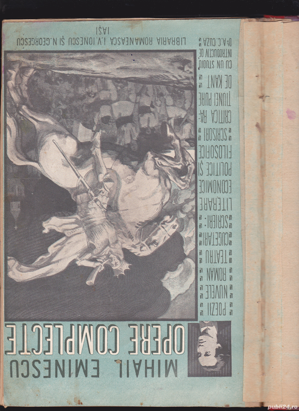 vand Eminescu-Opere Complecte,Iasi 1914,prefata ACCuza