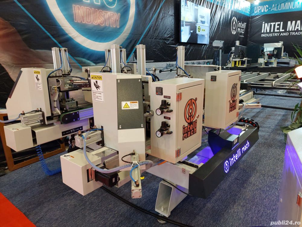  Utilaj automat de sudură profile PVC la 4 capete cu sudura la 0,2mm Intelli Mach CW -400