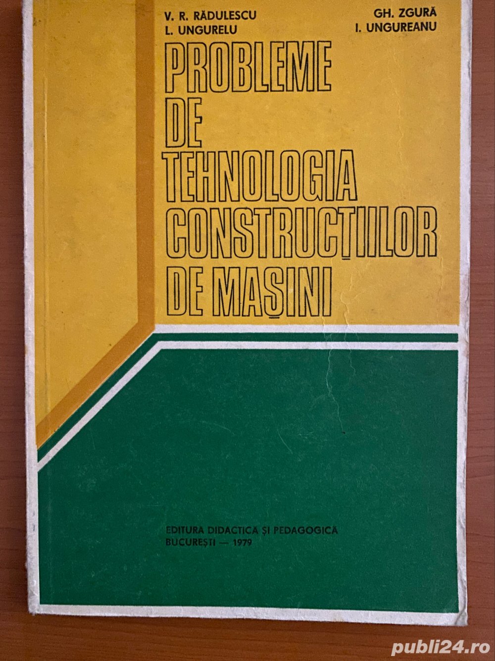 Probleme de tehnologia constructiilor de masini 