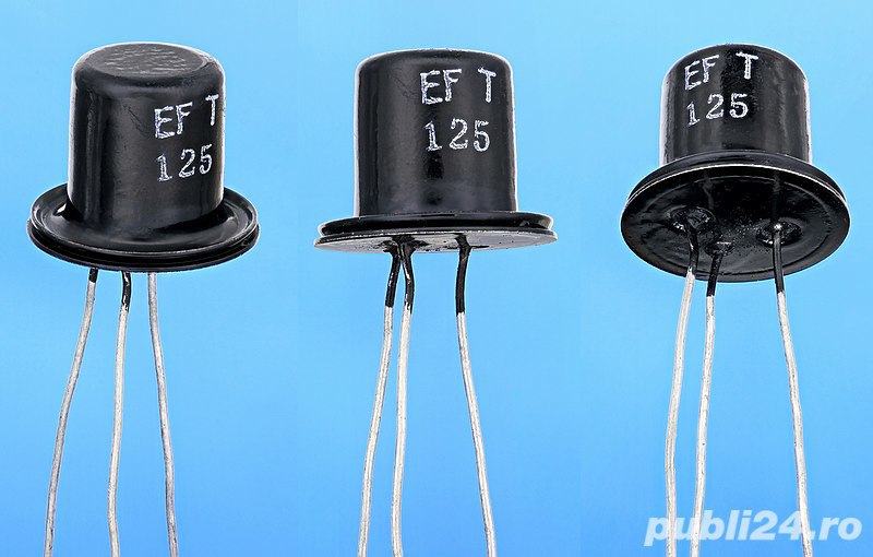 Componente vechi electronice, tranzistoare cu Si pentru uz didactic din kiturile comuniste romanesti