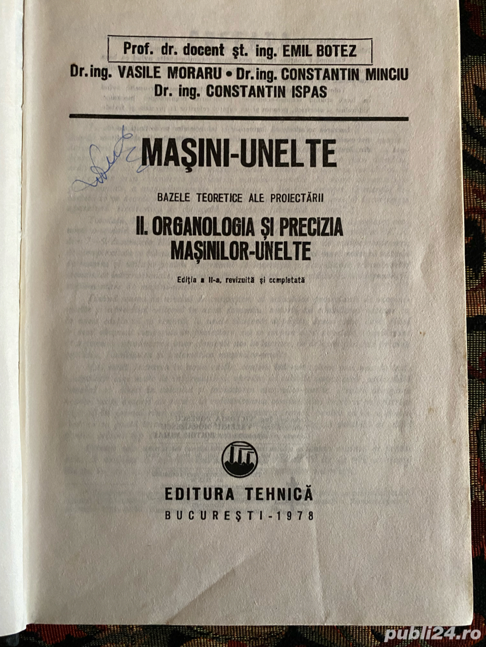 Masini unelte - organologia si precizia masinilor unelte 