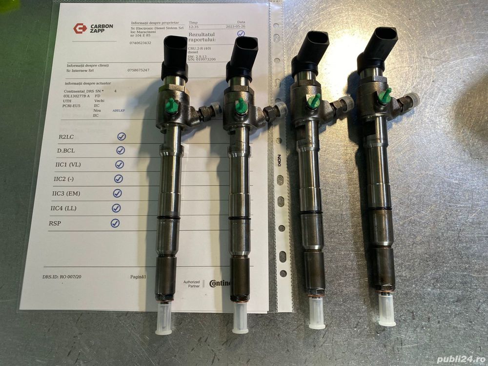 Injectoare Siemens VDO Continental 1.6 TDI CAYC, CAYA, CAYB, reconditionate