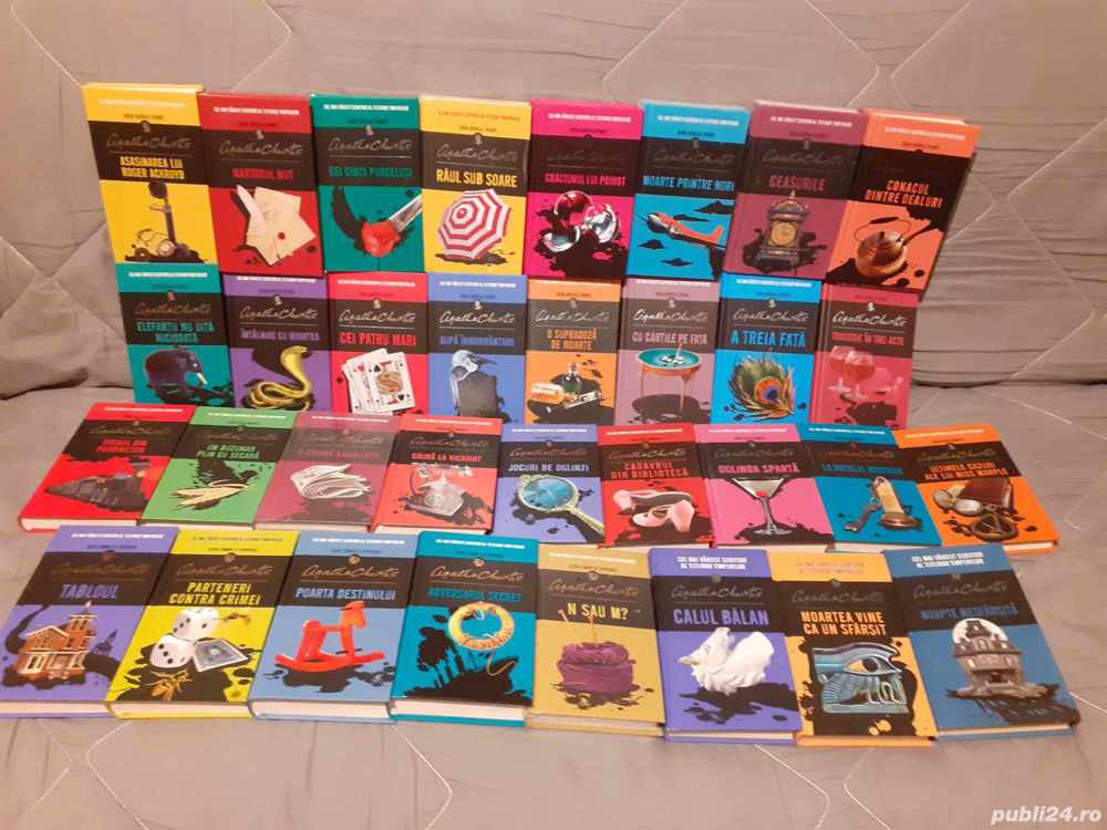 Agatha Christie carti (33 vol) editie integrala cartonata