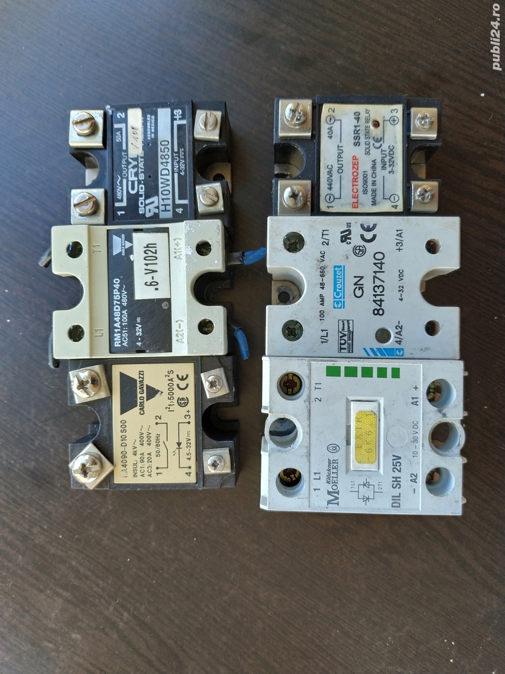 Releu static (SSR) Electozep, Carlo Gavazzi,Omron,Moeler