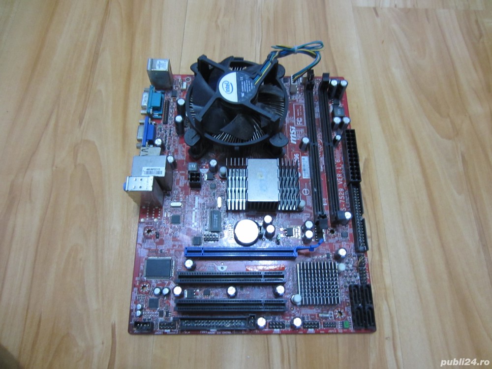 Placa MSI MS-7529 Ver 1.6,MSI G31TM-P21 + Procesor Intel E5500-ieftina