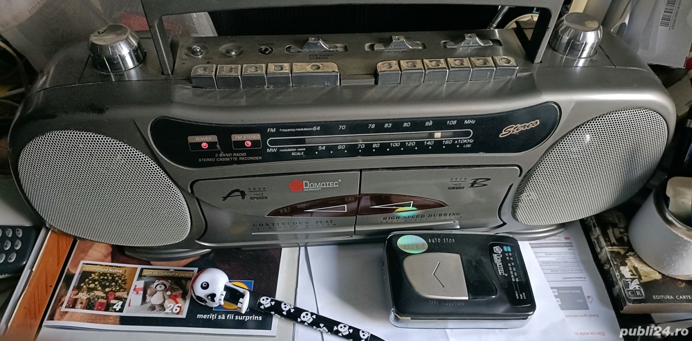 Radio cu Dublu Casetofon Domotec germany