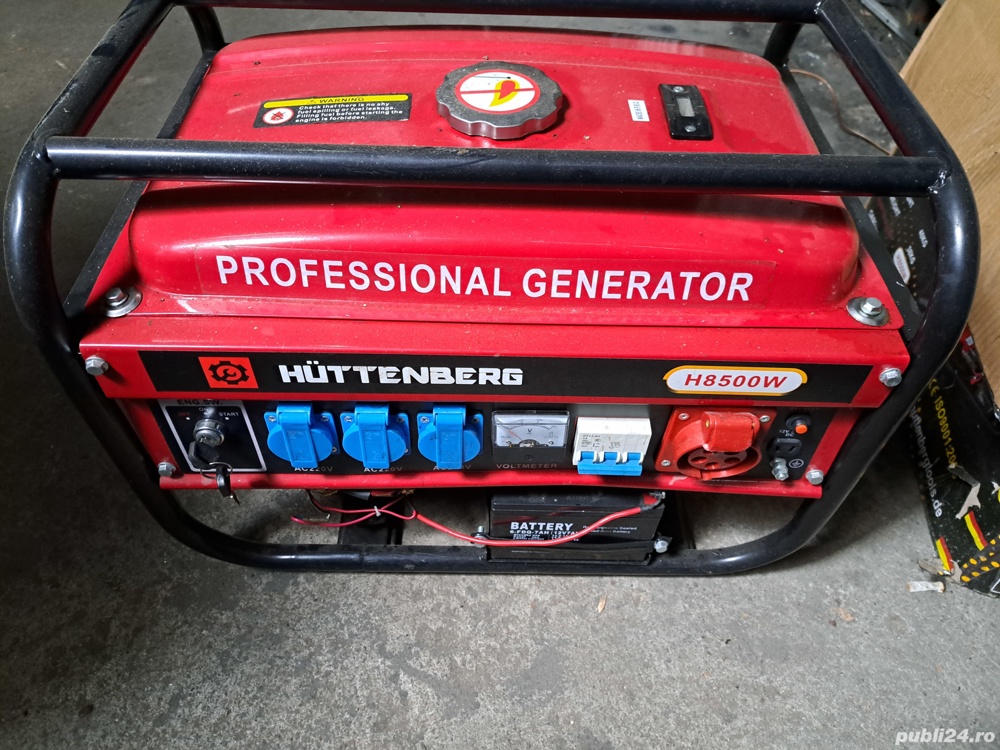 Generator curent adus din Italia si folosit foarte putin ca nou