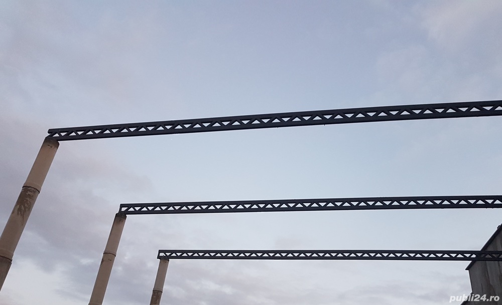 Ferme Metalice Drepte  pentru Acoperisuri Terase Stalpi sau alta folosinta