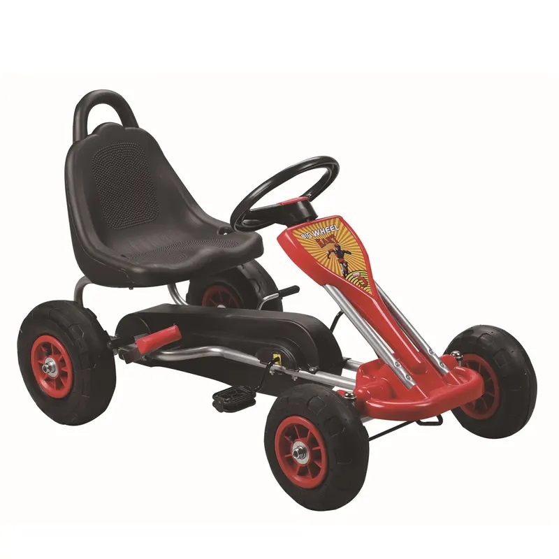 GO Kart cu pedale, Kinderauto A-05-1, roti Gonflabile