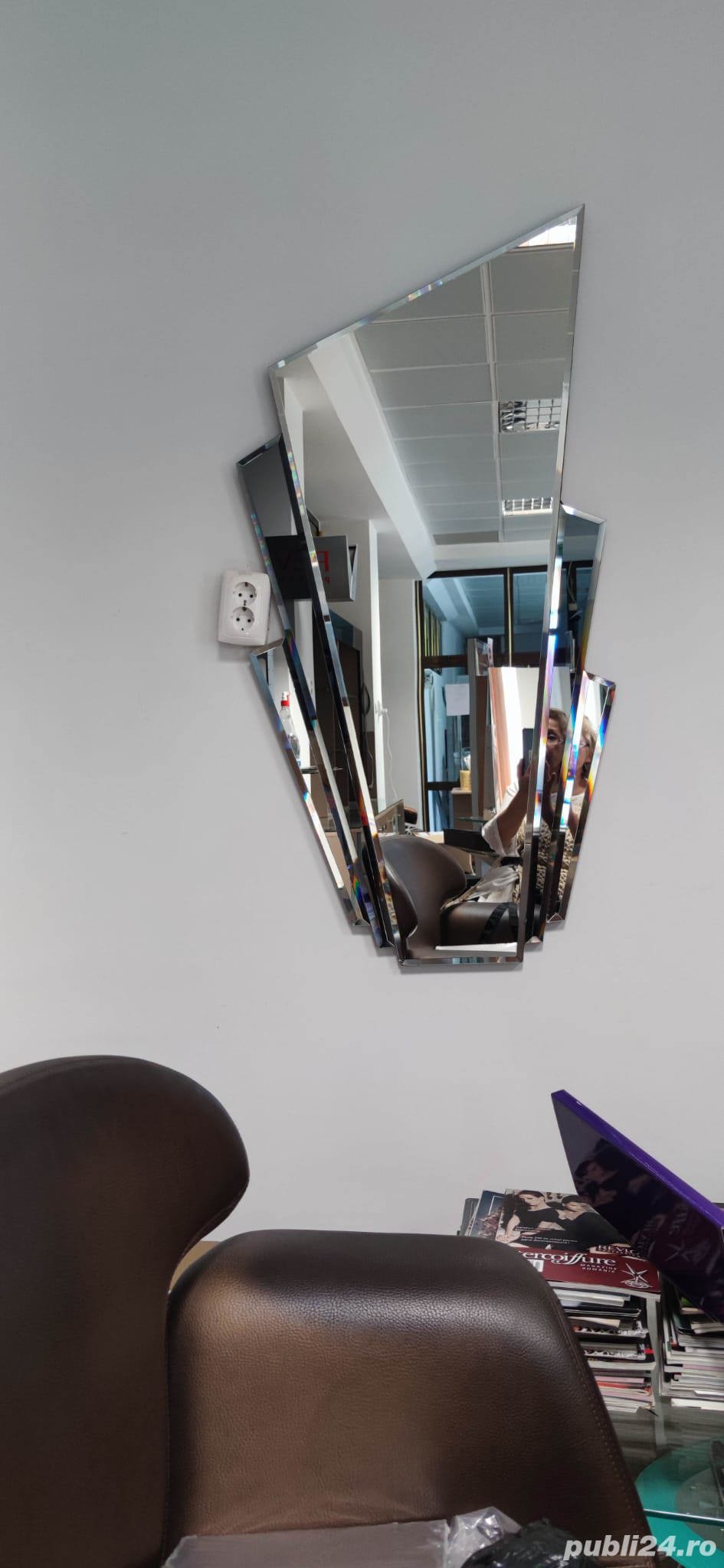 Oglinda perete semi-cristal venetian