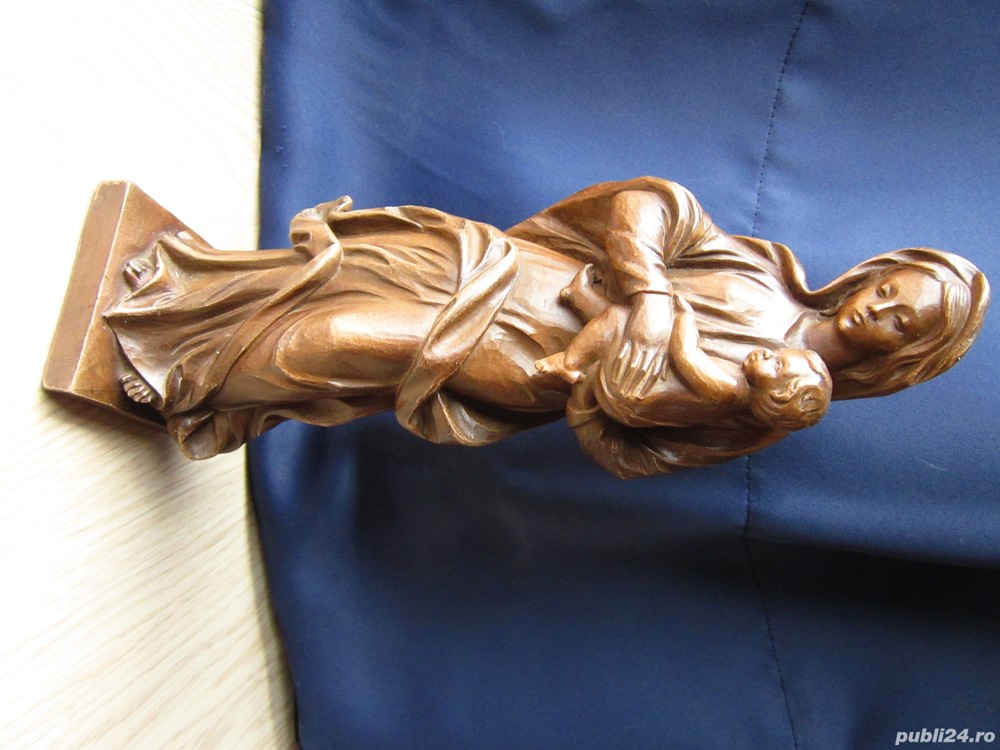 cadou rar Fecioara Maria cu pruncul Germania 1970 colectie, 29cm