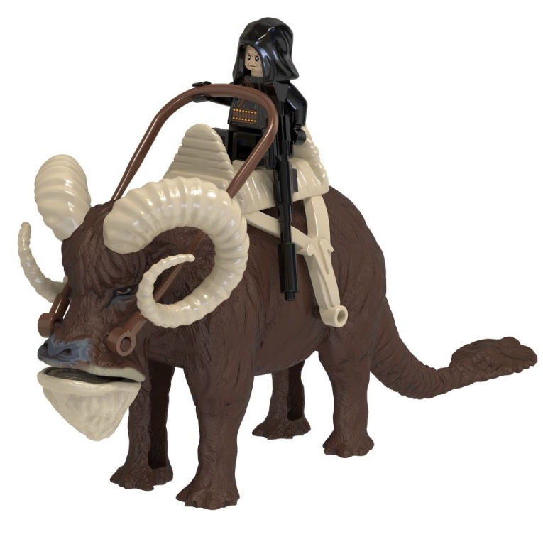 Set 2 Minifigurine tip Lego Star Wars: BANTHA si Boba Fett