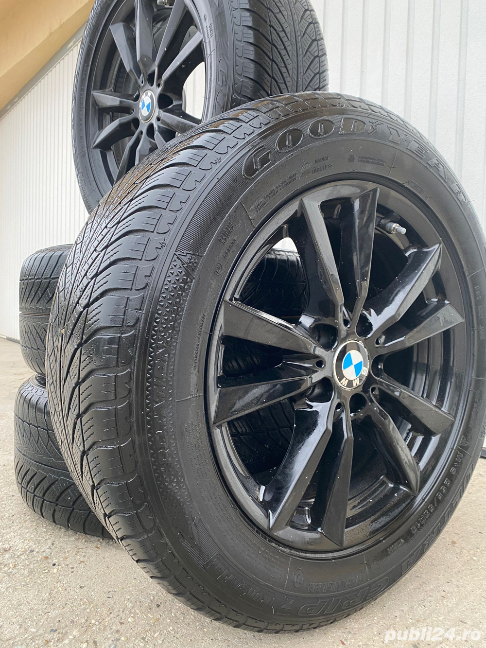 Jante OE BMW + Anvelope Iarna RSC - GOODYEAR echilibrate + senzori !