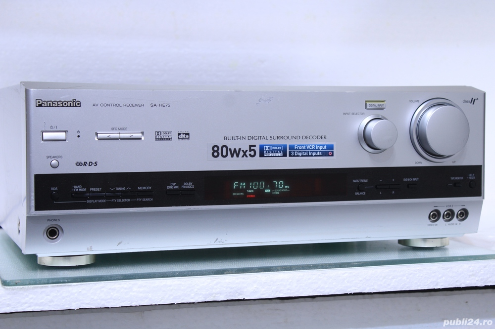 Statie Tuner Panasonic 2 x 90 W(SA-HE75).