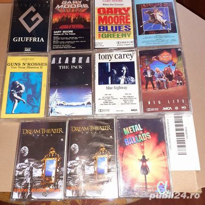 Lot casete audio originale ștanțate   (11 buc) 
