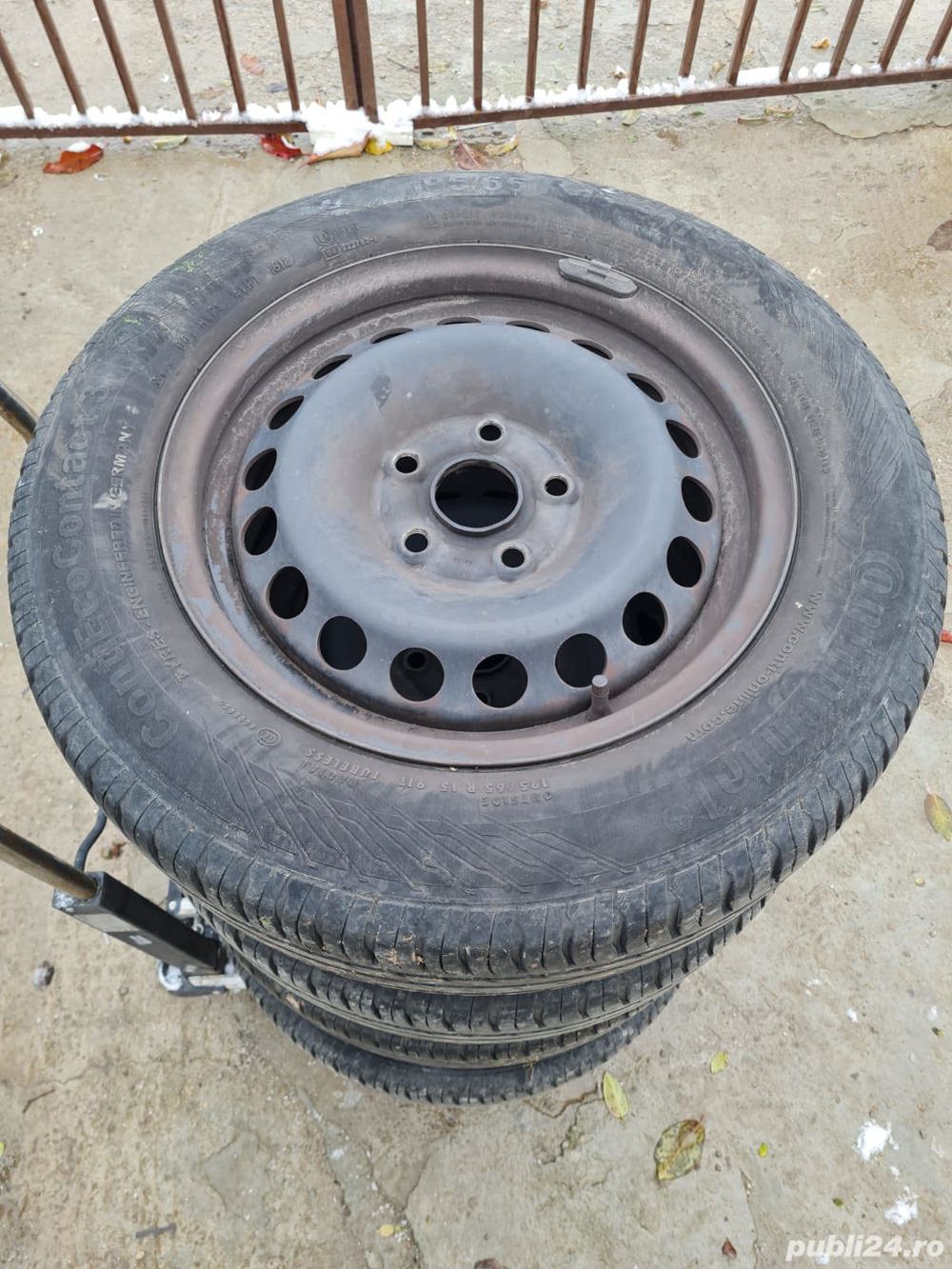 Jenti cu cauciucuri vara continental scoda Octavia 195 65 r15