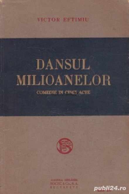 Victor Eftimiu - Dansul milioanelor (1922) editie princeps