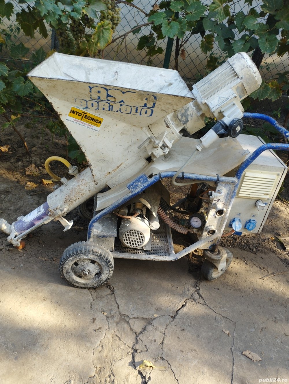 vand pompa tencuiala mecanizata la 230 v