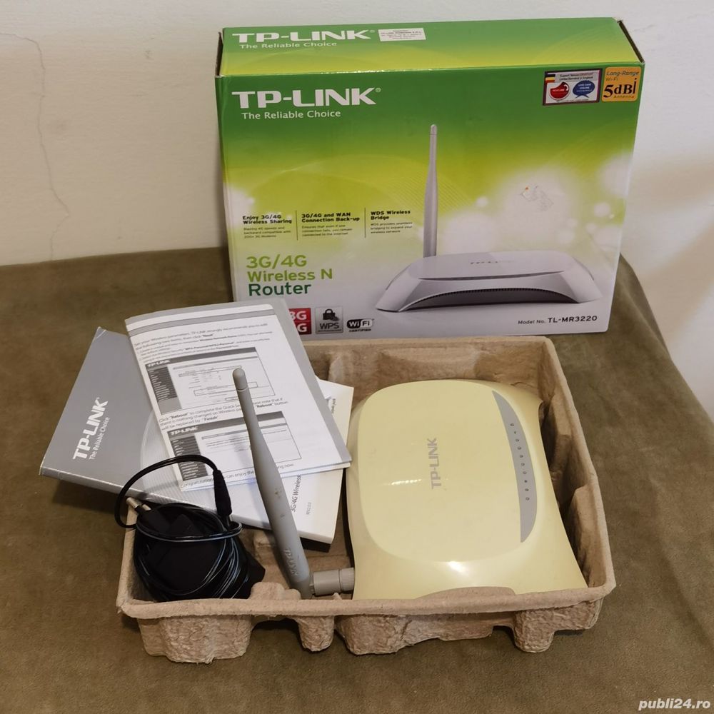 Router TP-LINK  si Linksys WRT54GL