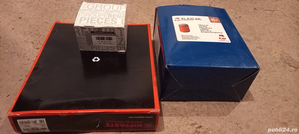 Filtru ulei + aer + habitaclu pentru Dacia Logan 1.6 benzină an 2011