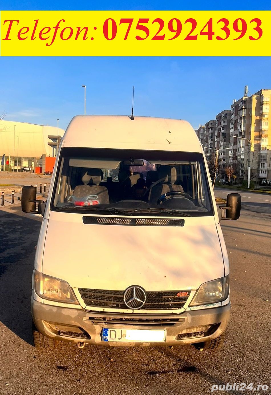 Microbuz Mercedes - Benz Sprinter 213 2.2Cdi, an 2006, AC, 8+1 locuri