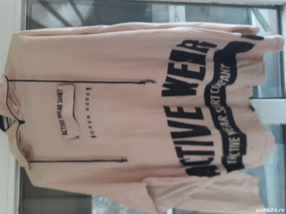 Tricou bărbaţi cu glugă-mânecă-lungă