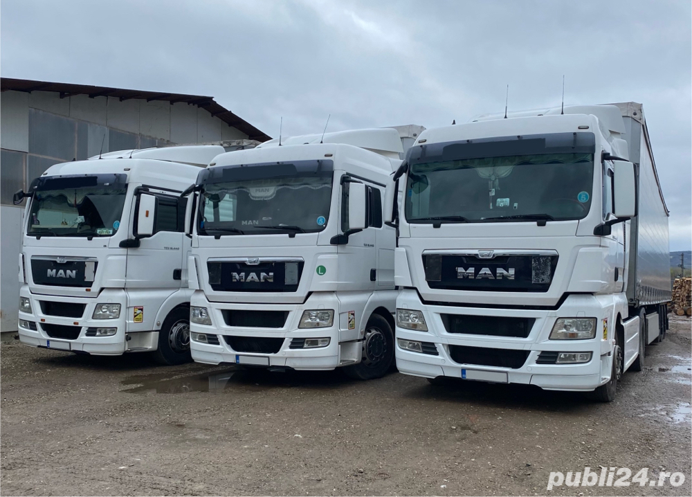 Ansanblu MAN TGX + Krone prelată