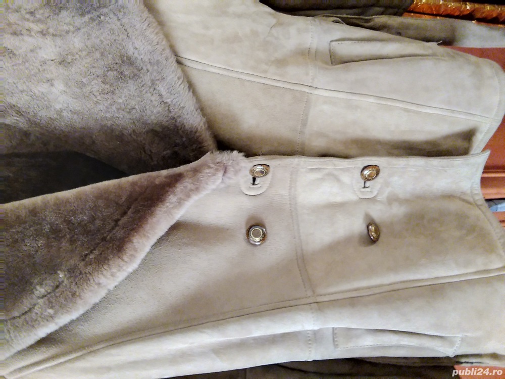 Cojoc dama blana naturala Shearling mar L