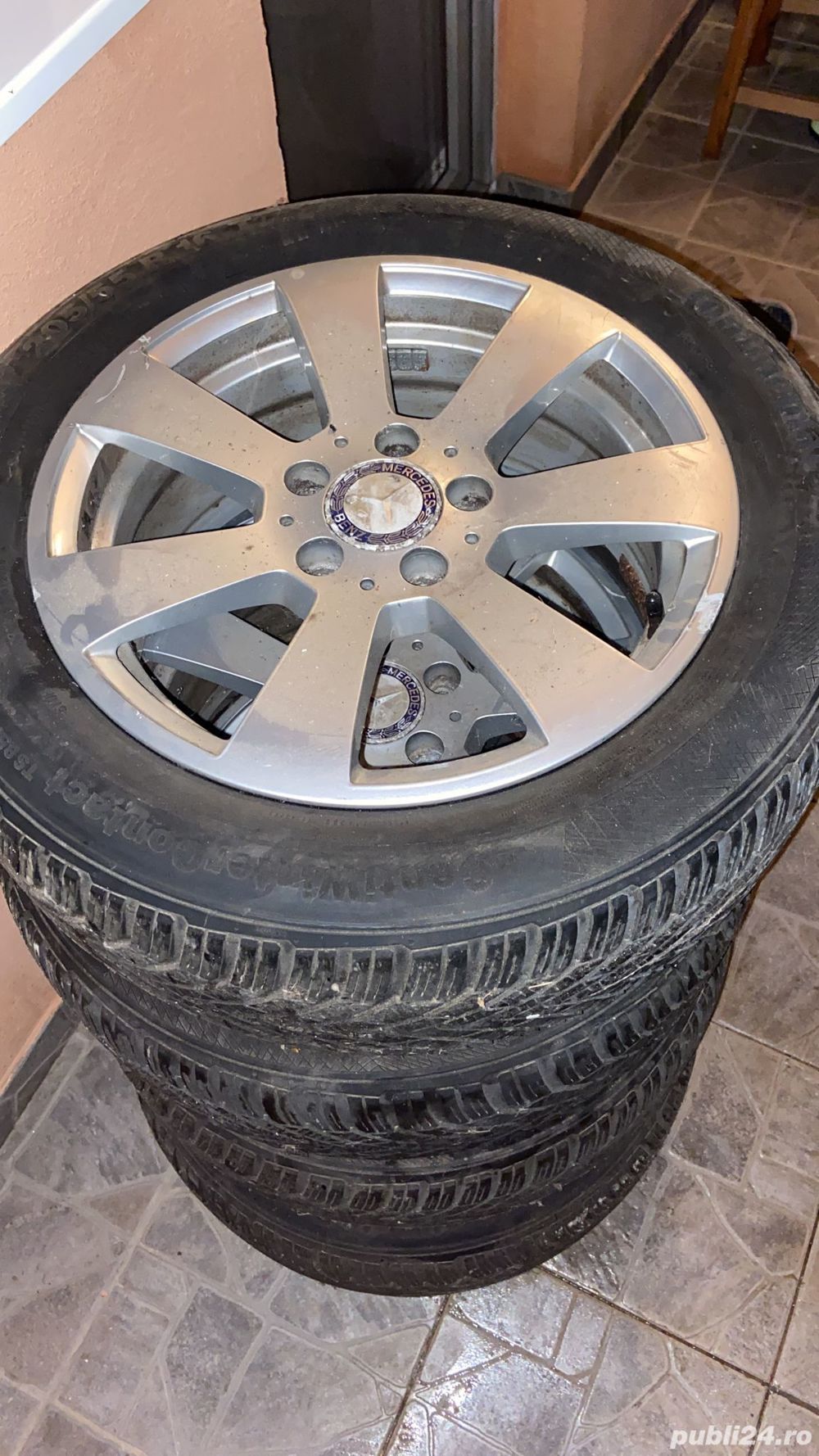 GENTI Mercedes + cauciucuri 205x55x16