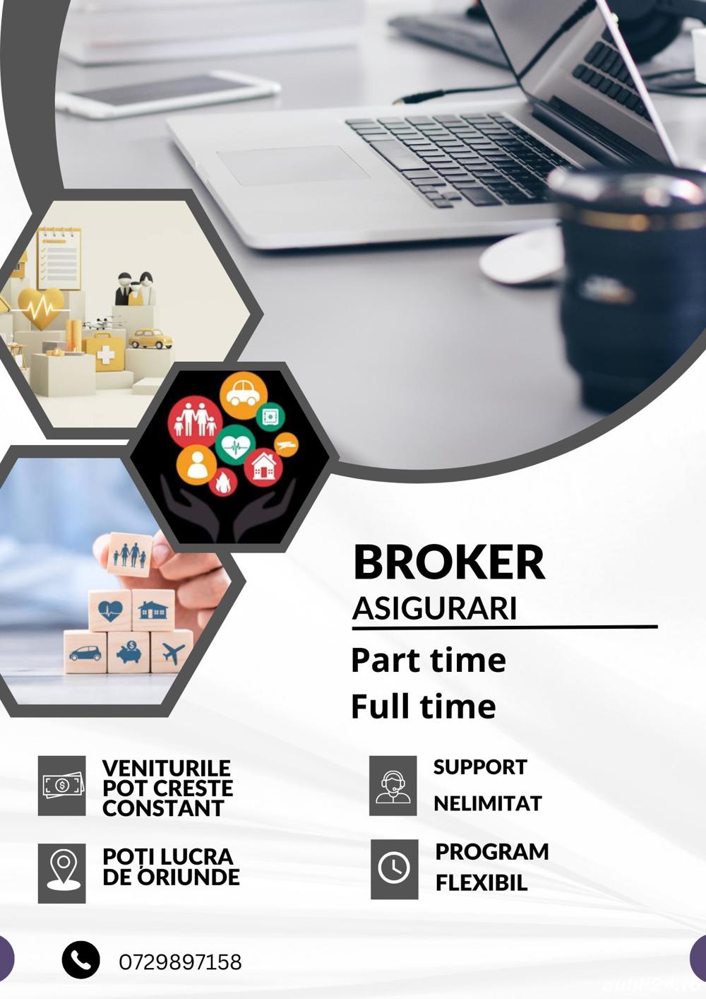 Job part time broker asigurari