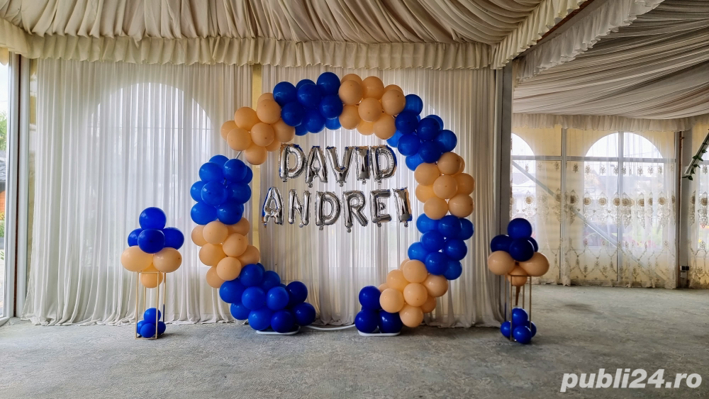 Decor baloane, Panou baloane botez