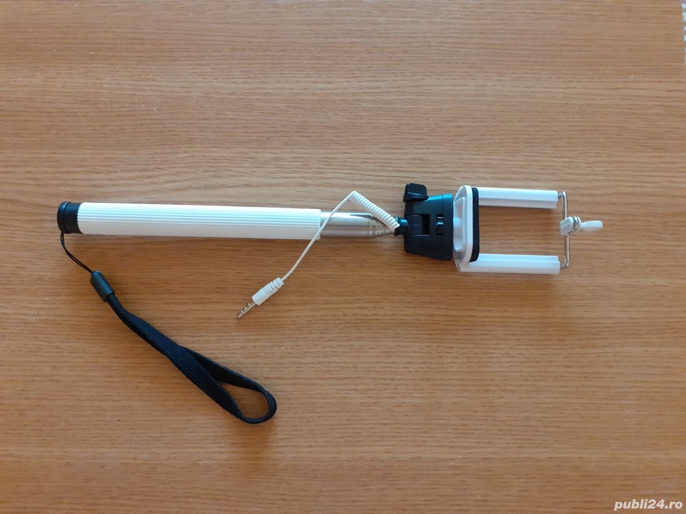 Selfie stick monopod alb