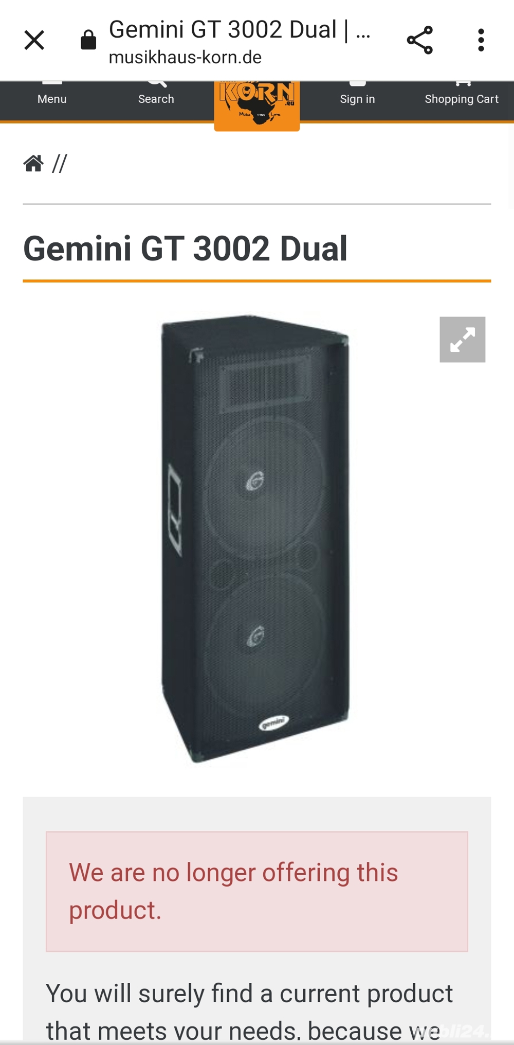 boxe model gemini 3002