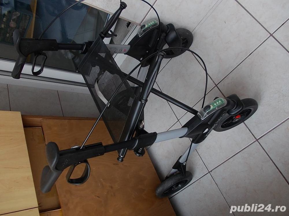 Rolator TOPRO TROJA 2G Premium Plus walker,cadru mers aluminiu cu roti ortopedic modern pliabil