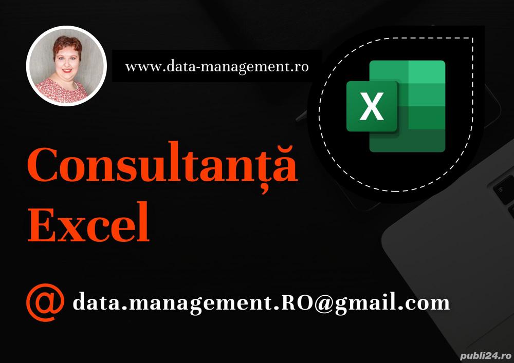 Consultanta Excel, meditatii Excel si curs Excel online de la 40 EUR pe ora